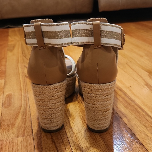 Tommy Hilfiger bamboo strappy Wedges - Picture 3 of 5
